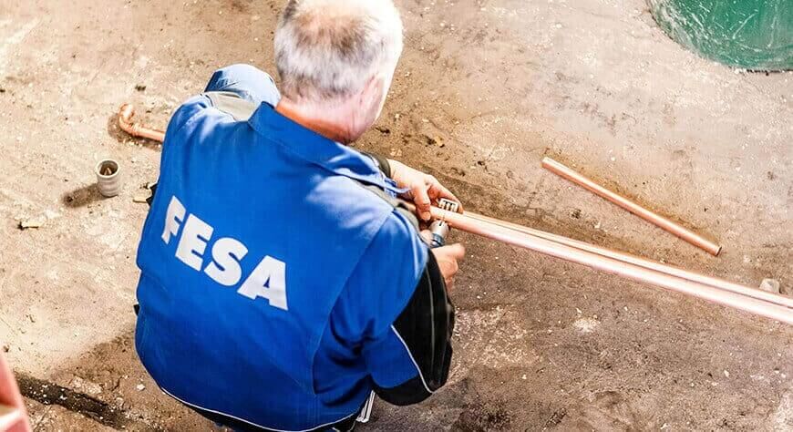 FESA GmbH – Leipzig/Markkleeberg. Klempner, Sanitär, Heizung, Heizungsbau, Lüftungs-/Solarinstallationen – all das machen wir.