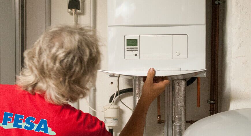 Heizungsbau - das macht der Klempner- und Installateur-Meister­betrieb FESA, Leipzig/Markkleeberg, Telefon 034297 149866.